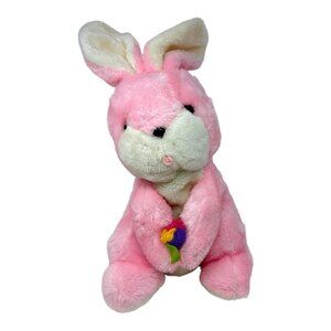 Plush Pink Bunny Stuffed Animal Plush Toy Flower Jumbo MYT International